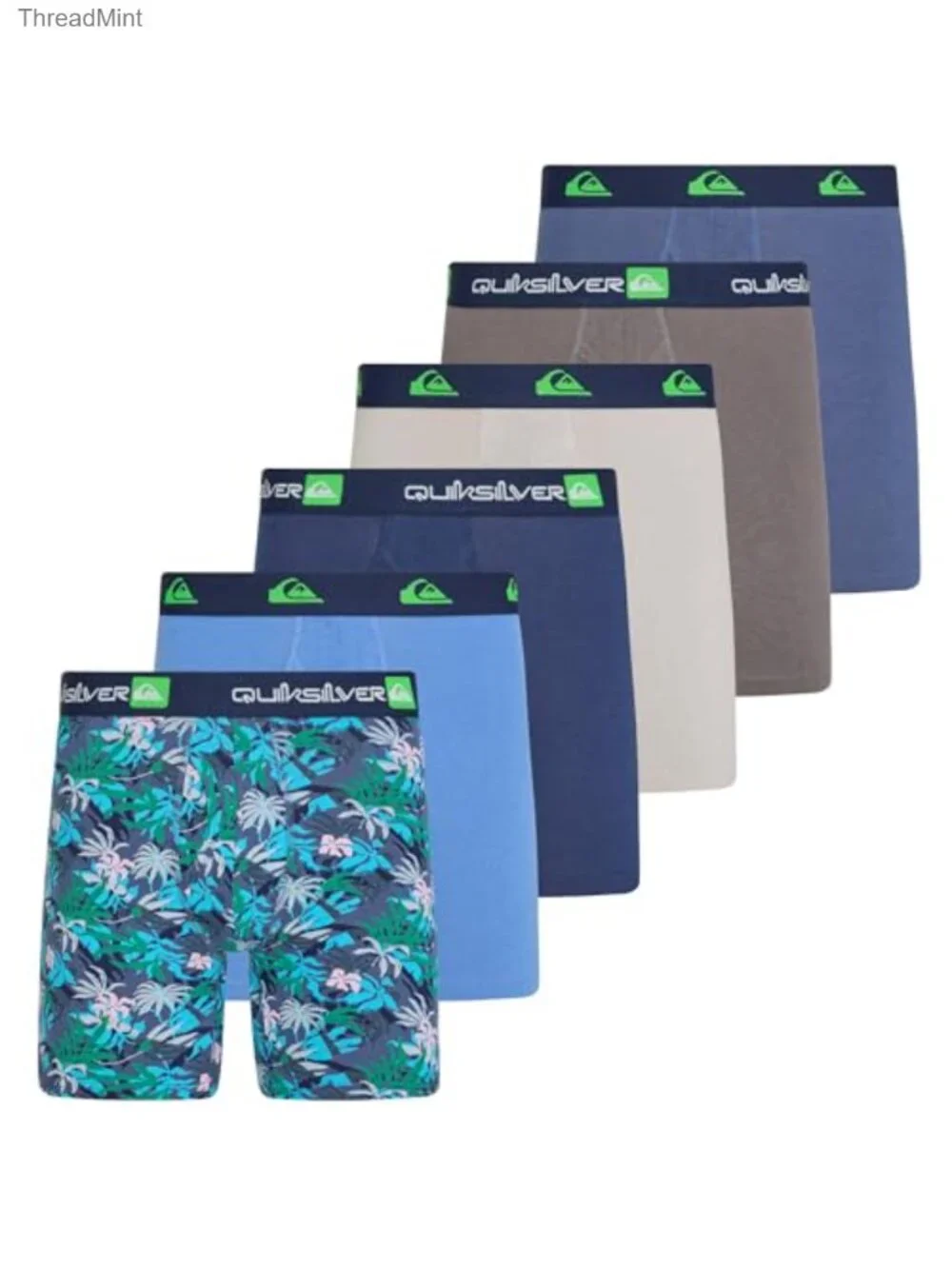 Men's Cotton Stretch Performance Boxer Briefs 6 Pack Breathable Underwear